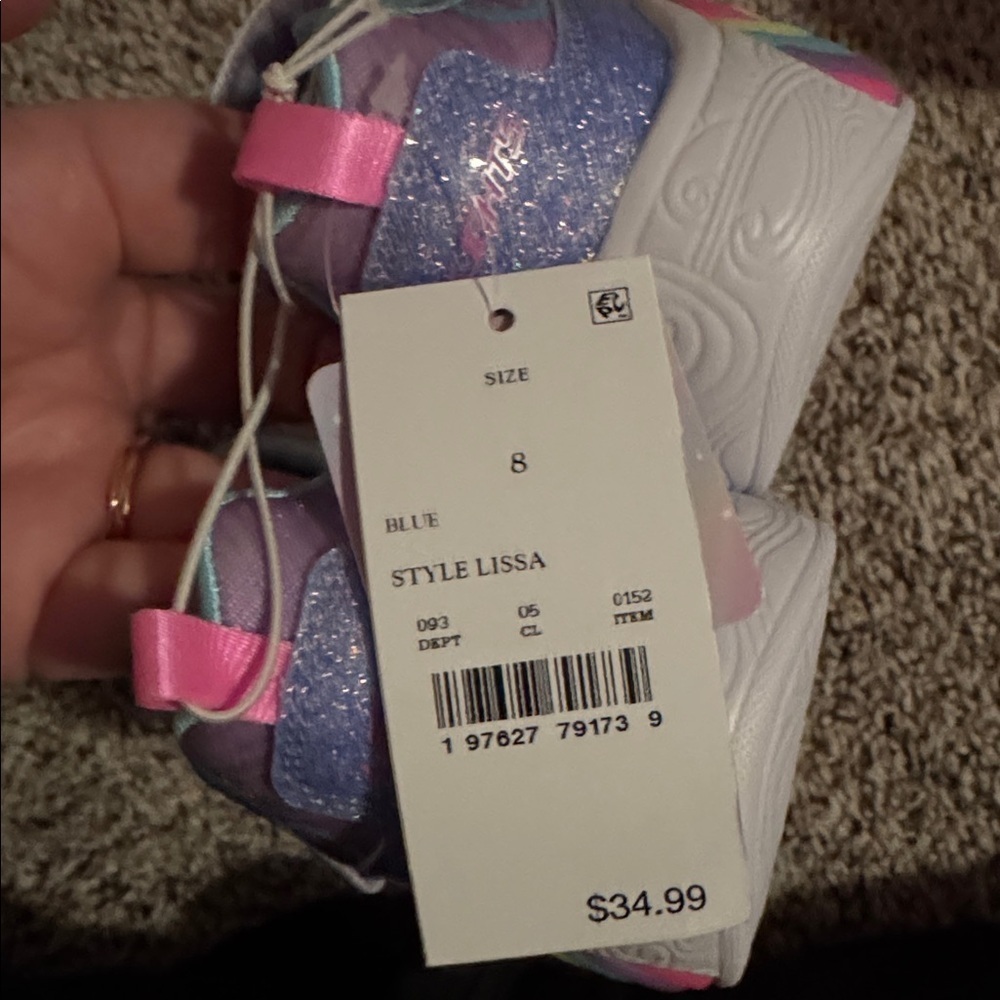Sporto Kids Light-Up Sneakers - Pink and Blue - Picture 9 of 10